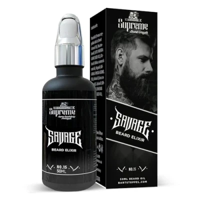 Image of Beard Oil Savage Design Fragrance Inspired Fresh Moisturiser Mr. Bartstoppel© for Men 50ML
