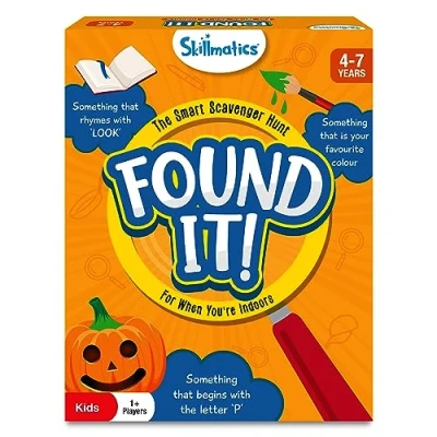 Image of Skillmatics Card Game Found It Indoor, Scavenger Hunt for Kids, Boys, Girls, and Families Who Love Educational Toys, Travel Friendly, Gifts Ages 4, 5, 6, 7