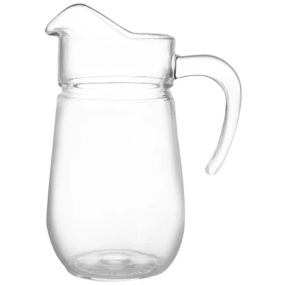 Image of Glass Water Jug, 1.5 litres, Set of 6, Clear, Cocktail/Juice/Drink Pitcher for Professional &amp; Home Use