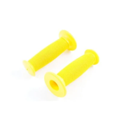 Image of YELLOW MUSHROOM GRIPS ITALIAN MADE GENUINE NEW OLD STOCK FOR SCHOOL BMX