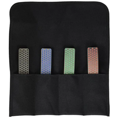 Image of 4&quot; Diamond Whetstone Deluxe Kit of 4 Assorted Pocket Model sharpeners
