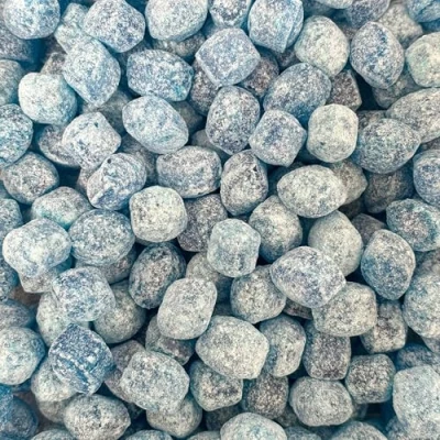 Image of Raspberry Frosties 700g Re Sealable Pouch by The Gourmet Sweet Company