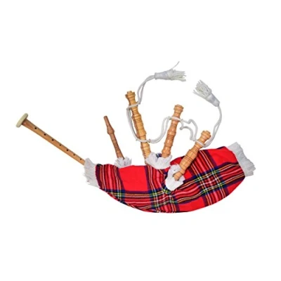 Image of Kids Toy Bagpipe/Junior Playable Bagpipes/Child Bagpipe Royal Stewart