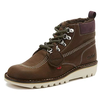 Image of Kickers Men&#039;s Kick Hi&#039;&#039; Ankle Boots, Brown Light Brwn, 6.5 UK
