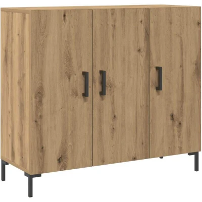 Image of vidaXL Sideboard Artisian Oak 90x34x80 cm Engineered Wood