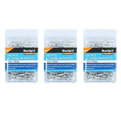 Image of 300 Metric Aluminium Blind Pop Pot Rivets Set Fastener Fastening 4mm x 10mm