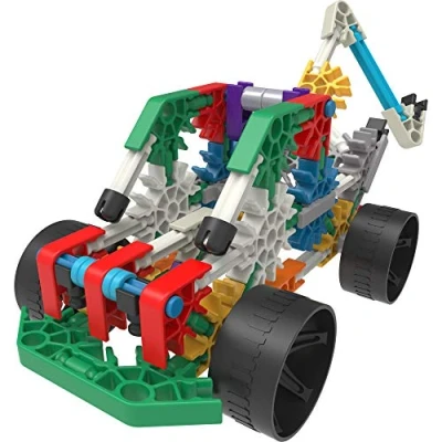 Image of K&#039;NEX Beginner Building Set 10 Models Educational Toys, 125 Piece Stem Learning Kit, Engineering for Kids, Construction Toy Children Ages 7+ Basic Fun 80206