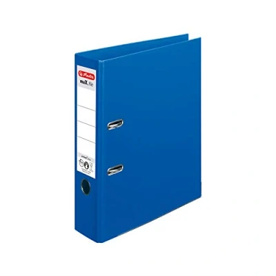 Image of Herlitz MaX.File Protect+ 10834331 Lever Arch File A4 8 cm Blue