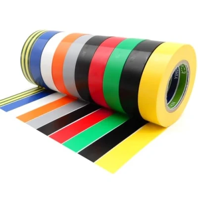 Image of ALBOYI Mixed Colour Electrical Insulation 10 Rolls, 17mm x 20m Self Adhesive PVC Tape, Gaffer Tape for Insulating, Repairing and Bundling Wires