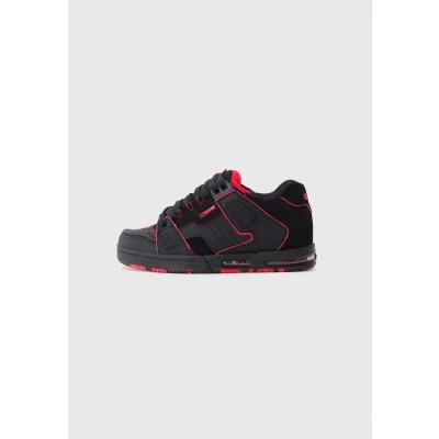 Image of Globe Sabre Skate Shoes Black/Red/Mosaic 12 UK