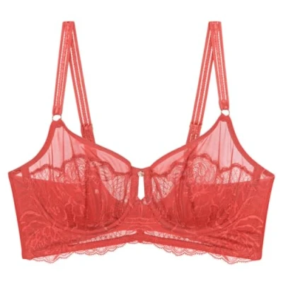 Image of Triumph Women&#039;s Wild Peony Florale W01 Bikini top, Deep Blush, 38C