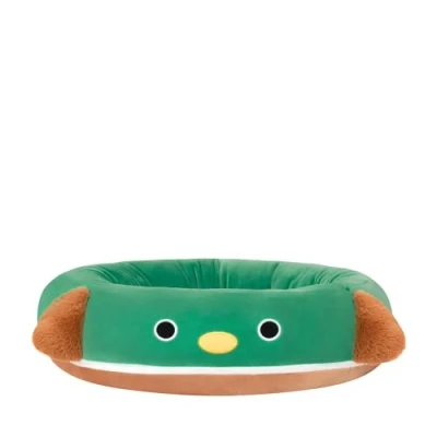 Image of Squishmallows Original 24 Inch Avery the Duck Pet Bed Medium Sized Ultrasoft Official Plush