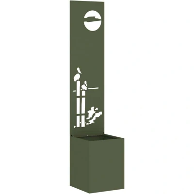 Image of Olive green Cold rolled steel vidaXL