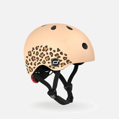 Image of Scoot&amp;Ride Unisex Youth XXS Graphics Helmet, Zebra, S