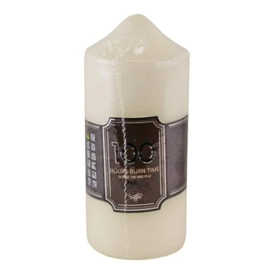 Image of 100 Hours Burn Time Overdipped Church Pillar Candle