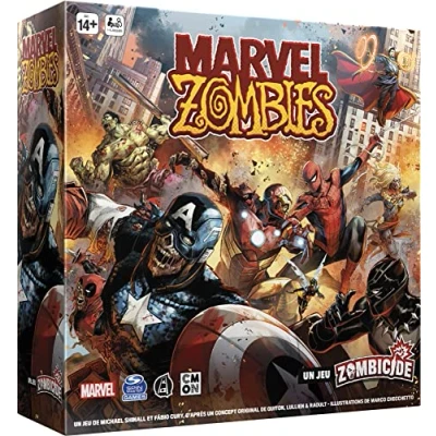 Image of Asmodee Cmon Marvel Zombies: Undead Avengers Un Jeu Zombicide Board Games Miniatures Cooperative Game Adult and Child from 14 Years Old French Version