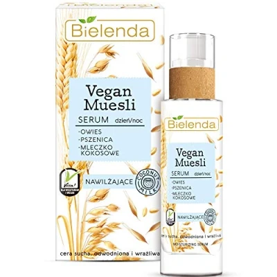 Image of BIELENDA VEGAN MUESLI moisturising serum WHEAT + OATS COCONUT MILK
