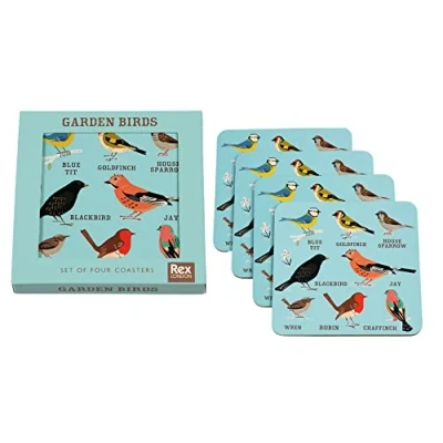 Image of Garden Birds Coasters (set Of 4)