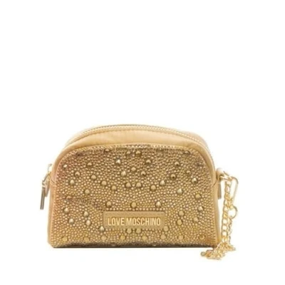 Image of Love Moschino Women&#039;s Beauty Case, Model JC5350PP4IK2, Made of Synthetic Leather, gold, UNI EU, Contemporary