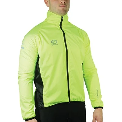 Image of Optimum Men&#039;s Nitebrite Rain Jacket Green, XX Large