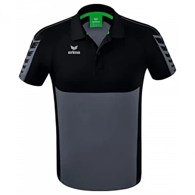 Image of Erima Men&#039;s Six Wings Sport Polo, Slate Grey, L