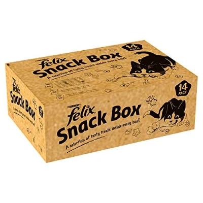 Image of Felix Snack Box Adult Cat Treats 14Packs
