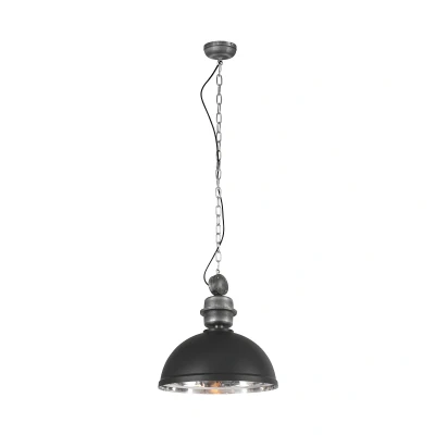 Image of Gaeve Dome Pendant Ceiling Lights Black Matt, Metal