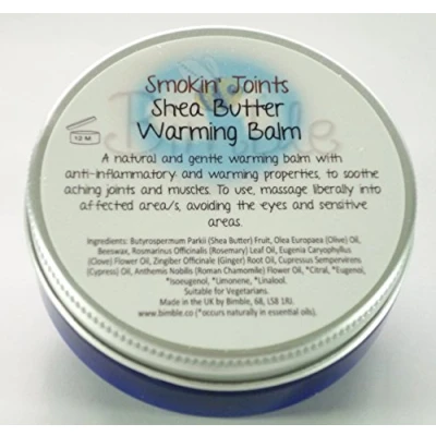 Image of Bimble Aromatherapy Smokin&#039; Joints Warming Shea Butter Balm (100ml)