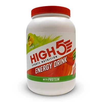 Image of HIGH5 Energy Drink With Protein Blend of Carbohydrates &amp; Electrolytes (Citrus, 1.6kg)