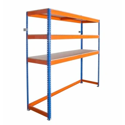 Image of BiGDUG Over Car Garage Shelving 400kg UDL per shelf Heavy Duty Shelves Space Saving Racking 1980H x 2134W 610D mm (3 Level Shelving)
