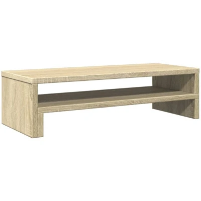 Image of vidaXL Monitor Stand Sonoma Oak 54x22x15 cm Engineered Wood