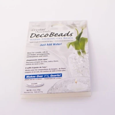 Image of Floral Arrangements deco beads water storing gel 15g Clear great for weddings mothers day party flowers and myriad other events by Floristry Supplies