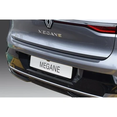 Image of ABS Rear bumper protector compatible with Renault Megane E Tech 2022 Black