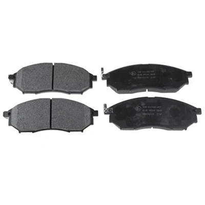Image of 410603072R Brake pad set BLUE PRINT ADN142129 Front Axle with acoustic wear warning NISSAN: Qashqai / Qashqai+2 I, NP300 Navara Pickup, 350Z Coupe