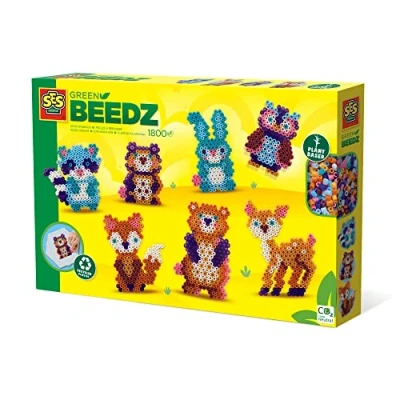 Image of Green Beedz Iron on Beads Set Forest Animals