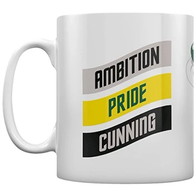 Image of Pyramid International Harry Potter Ceramic Mug with Slytherin Snake and Character Traits in Presentation Box Official Merchandise