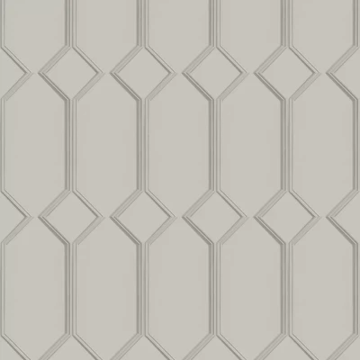 Image of Alessia Panel Vinyl Wallpaper Off White Belgravia 216