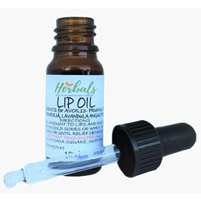 Image of Cold Sore Lip Oil Famed For Relief Natural Herbal Treatment Vegan