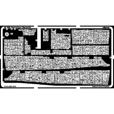 Image of Eduard Accessories 35380 Model Building Stormtiger Zimmerit for Tamiya kit