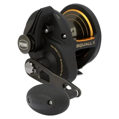 Image of Penn Squall II Lever Drag Reel RH 40NLD HS