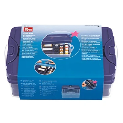 Image of Prym DISC_612406 Click Box with Sorting Insert for Sewing Threads