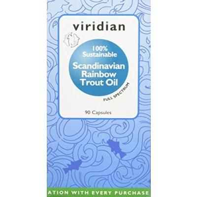 Image of Viridian Scandinavian Rainbow Trout Oil Capsules 90
