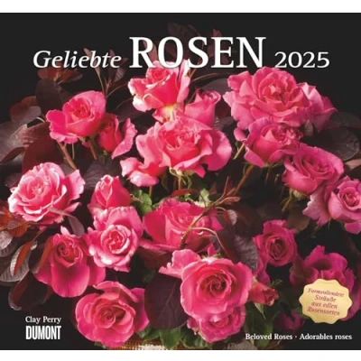 Image of Geliebte Rosen 2025 DUMONT Wandkalender mit allen wichtigen Feiertagen Format 38,0 x 35,5 cm