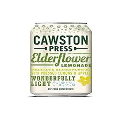 Image of Cawston Press Sparkling Elderflower Cans Pack of 24
