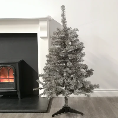 Image of 4ft (120cm) Colorado Grey Spruce Christmas Tree with Wrapped Branches &amp; 177 Tips