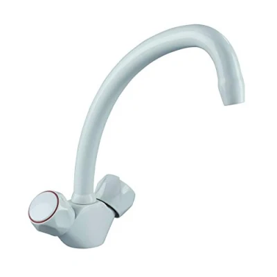 Image of Bristan VAC BSNK WHT Value Club Kitchen Sink Mixer Tap with Swivel Spout, White