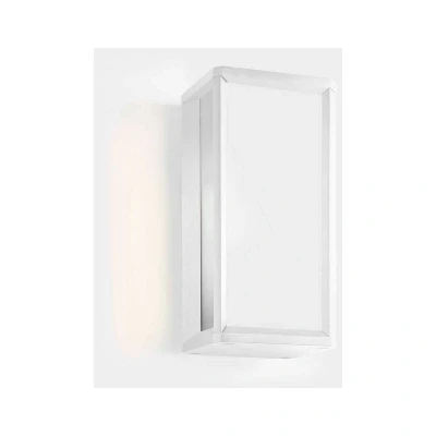 Image of Skat Outdoor LED Mini Box Wall Lantern White, White IP65 9W 2700K