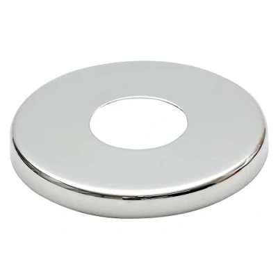 Image of 26mm (3/4&quot;) Collar Chrome Plated Steel Valve Tall Hole Cover Tap Rose 8mm Height
