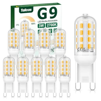 Image of Tailcas G9 LED Bulbs Dimmable 5W 2700K