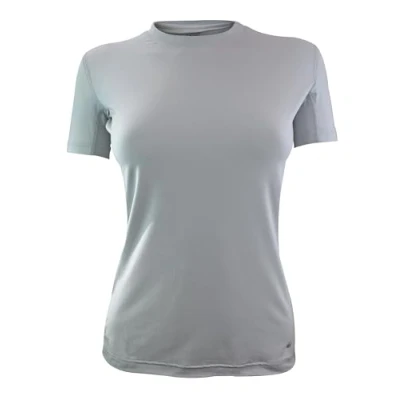 Image of HEAT HOLDERS Ladies Thermal T Shirt for Winter Warm Short Sleeve Fleece Lined Baselayer Top (M, Grey)
